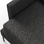 Мебельная ткань Шенилл темно-серый цвет 138 см T4-40 варинант исполнения - 3 | Loft Concept в Краснодаре