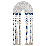 Настенное украшение из нитей Корона с кисточками Crown Wall Hanging варинант исполнения - 4 | Loft Concept в Краснодаре