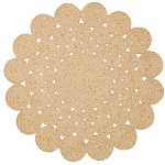 Ковер круглый с джутовой основой Round tourniquet варинант исполнения - 1 | Loft Concept в Краснодаре