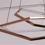 Люстра с 3-мя подвесами в виде шестиугольников Hexagon Horizontal варинант исполнения - 4 | Loft Concept в Краснодаре