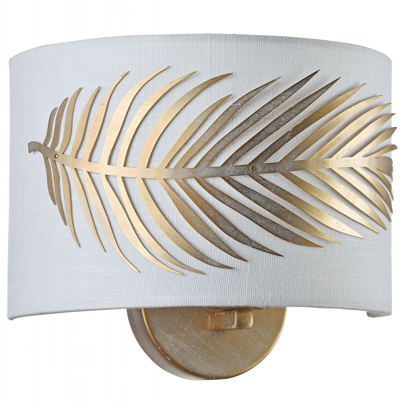 Бра Golden Feather Sconces Золотой Белый в Краснодаре | Loft Concept 