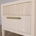 Прикроватная Тумбочка Primo с двумя ящиками Светлый дуб варинант исполнения - 4 | Loft Concept в Краснодаре