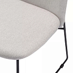 Стул мягкий светло-серый Chair Gray Runners варинант исполнения - 7 | Loft Concept в Краснодаре