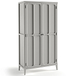 Шкаф серый Silva Grey Cabinet варинант исполнения - 2 | Loft Concept в Краснодаре