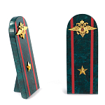 Сувенир Погон МВД из натурального камня змеевик Souvenir Epaulets варинант исполнения - 5 | Loft Concept в Краснодаре