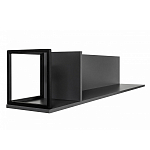 Полка навесная открытая цвета графит Strict Lines  варинант исполнения - 6 | Loft Concept в Краснодаре