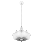 Подвесной светильник с белым фигурным абажуром и мягкими волнистыми краями Cloud Motion  варинант исполнения - 2 | Loft Concept в Краснодаре