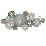 Панно настенное Blank Sheet Gray Flower варинант исполнения - 1 | Loft Concept в Краснодаре