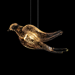 Подвесной светильник с прозрачной стеклянной птичкой Serip Voa варинант исполнения - 7 | Loft Concept в Краснодаре