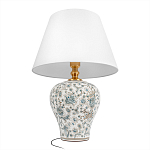 Настольная лампа с цветочной росписью Lamp Flower Painting варинант исполнения - 3 | Loft Concept в Краснодаре
