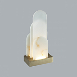 Настольная лампа с белыми вертикальными элементами Alabaster Totem   варинант исполнения - 6 | Loft Concept в Краснодаре