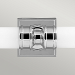 Бра для ванных комнат горизонтальное с двумя матовыми стеклянными цилиндическими плафонами Feiss варинант исполнения - 6 | Loft Concept в Краснодаре