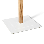 Вешалка с квадратным основанием и 4-мя белыми металлическими крючками Industrial Metal Rust варинант исполнения - 3 | Loft Concept в Краснодаре