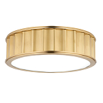 Потолочный светильник с гофрированным абажуром цвета латунь Millennium варинант исполнения - 2 | Loft Concept в Краснодаре