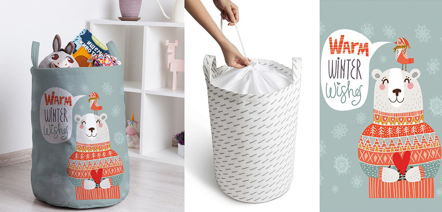 Корзина Warm winter wishes Basket Корзина Warm winter wishes Basket - Loft-Concept в Краснодаре