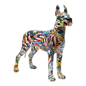 Статуэтка Graffiti Great Dane Поп-Арт