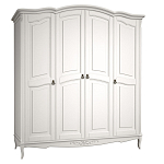 Шкаф белый из массива бука в стиле прованс White Provence варинант исполнения - 1 | Loft Concept в Краснодаре