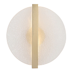 Бра с белым матовым стеклянным плафоном круглой формы Soft Glow Harmony варинант исполнения - 2 | Loft Concept в Краснодаре