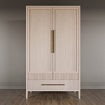 Шкаф платяной Primo с выдвижными ящиками шпон Черный дуб варинант исполнения - 2 | Loft Concept в Краснодаре