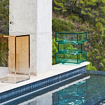 Стол журнальный в форме кубов Acrylic Furniture Lumina Mint Breeze варинант исполнения - 7 | Loft Concept в Краснодаре