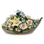 Статуэтка фарфоровая Лодка с цветами Charming Statuette варинант исполнения - 1 | Loft Concept в Краснодаре