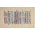 Ковер с геометрическим узором из комбинированного состава Full rhythm варинант исполнения - 1 | Loft Concept в Краснодаре