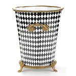 Фарфоровое кашпо Black and white square варинант исполнения - 3 | Loft Concept в Краснодаре