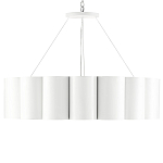 Люстра круглая фактурная в сочетании белого и золотого цвета Wide Stripes of Ribbon варинант исполнения - 2 | Loft Concept в Краснодаре