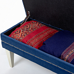 Мягкая банкетка с зоной для хранения Casket Blue варинант исполнения - 4 | Loft Concept в Краснодаре