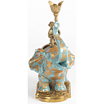 Фарфоровый подсвечник Слон с эмоцией Fluens варинант исполнения - 4 | Loft Concept в Краснодаре