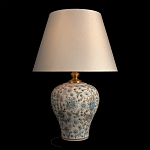 Настольная лампа с цветочной росписью Lamp Flower Painting варинант исполнения - 2 | Loft Concept в Краснодаре