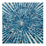 Приставной столик с инкрустацией раковинами устриц Bone Inlay варинант исполнения - 2 | Loft Concept в Краснодаре