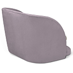 Барный стул со спинкой на 4-х деревянных ножках Сиреневый Велюр Ava Charm варинант исполнения - 3 | Loft Concept в Краснодаре