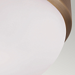 Потолочный светильник круглой формы с белым выпуклым матовым плафоном Feiss варинант исполнения - 4 | Loft Concept в Краснодаре