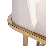 Стул обеденный велюровый кремовый с золотым каркасом Nobility варинант исполнения - 1 | Loft Concept в Краснодаре