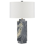 Настольная лампа с корпусом из серого мрамора Breathtaking View варинант исполнения - 4 | Loft Concept в Краснодаре