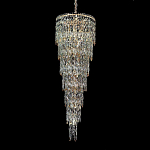 Люстра многоярусная каскадная с хрустальными подвесками Roul Crystal Light варинант исполнения - 4 | Loft Concept в Краснодаре