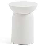 Приставной столик белого цвета Tori варинант исполнения - 2 | Loft Concept в Краснодаре