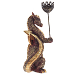 Подсвечник в виде дракона Dragon Candlestick Red Gold Blue Green варинант исполнения - 1 | Loft Concept в Краснодаре