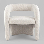 Кресло дизайнерское для лаунж зоны жемчужного цвета Pearl Lounge варинант исполнения - 9 | Loft Concept в Краснодаре