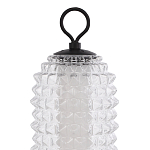 Настольная лампа с прозрачным факутрным стеклянным плафоном Sonora варинант исполнения - 3 | Loft Concept в Краснодаре