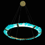 Люстра в форме кольца с цветочным декором Warm Heavenly Light варинант исполнения - 6 | Loft Concept в Краснодаре