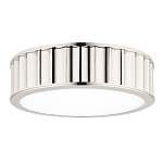 Потолочный светильник с гофрированным серебрянным абажуром Millennium варинант исполнения - 2 | Loft Concept в Краснодаре