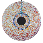 Подвесной светильник из фактурного двойного стекла Heterochromia варинант исполнения - 3 | Loft Concept в Краснодаре