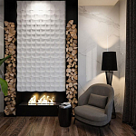 Гипсовая 3D Панель M-38 варинант исполнения - 1 | Loft Concept в Краснодаре