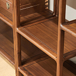 Стеллаж деревянный с полками для хранения Moon Walnut Furniture варинант исполнения - 3 | Loft Concept в Краснодаре