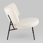 Мини-кресло District Lounge букле белый варинант исполнения - 2 | Loft Concept в Краснодаре