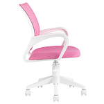 Офисное кресло с основанием из белого пластика Desk chairs Pink варинант исполнения - 3 | Loft Concept в Краснодаре