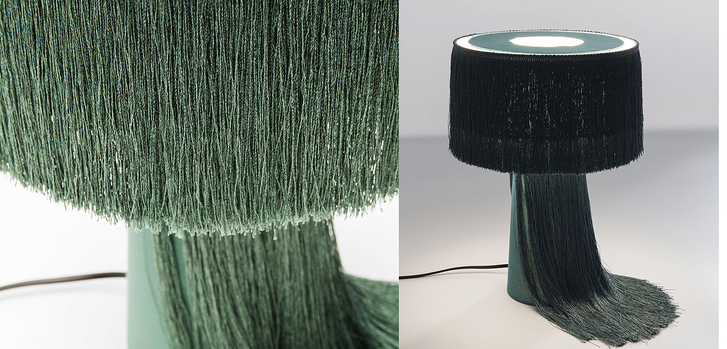 Настольная лампа Green Fringes - Loft-Concept в Краснодаре