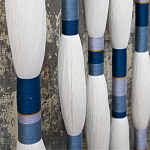 Настенное украшение из нитей Корона с кисточками Crown Wall Hanging варинант исполнения - 2 | Loft Concept в Краснодаре